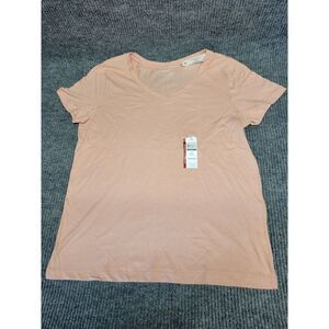 NWT‎ Size M Womens Pink Short Sleeve Top